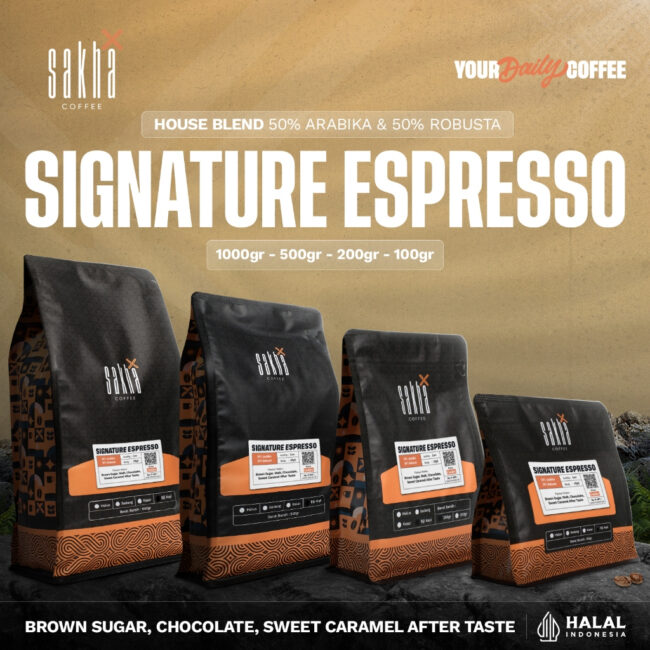 Signature Espresso Biji Kopi House Blend