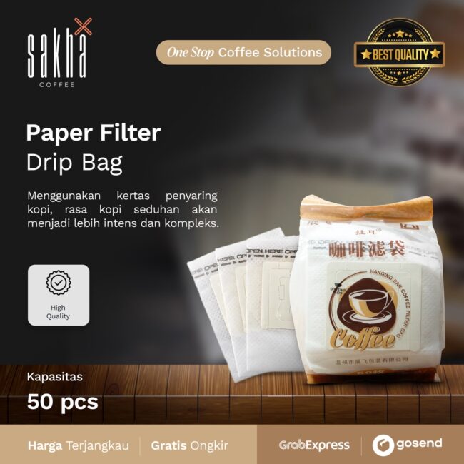 Filter Kopi Drip Bag Kertas Saringan 50pcs